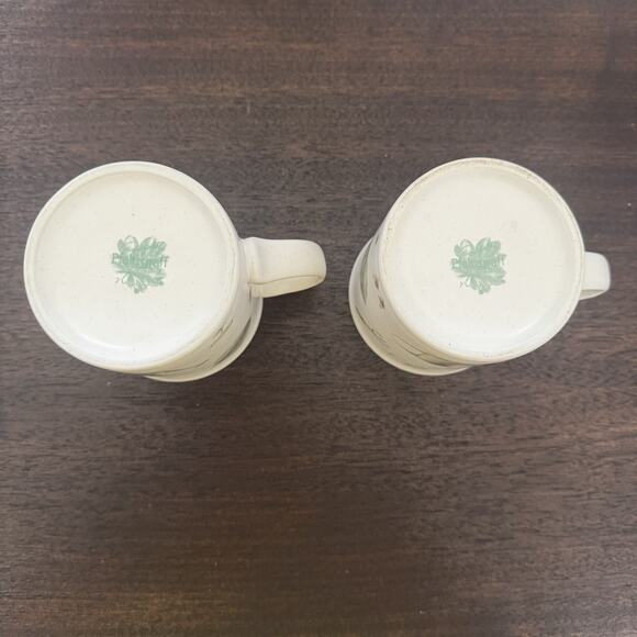 Portfolio by Pfaltzgraff Naturewood Mug 2 Stoneware Mugs 12 oz Garden Cottage - Picture 8 of 13